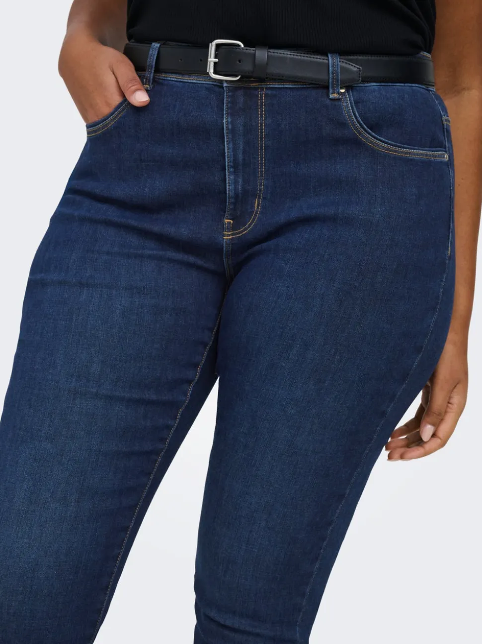 CARALLY Vita media Skinny Fit Jeans