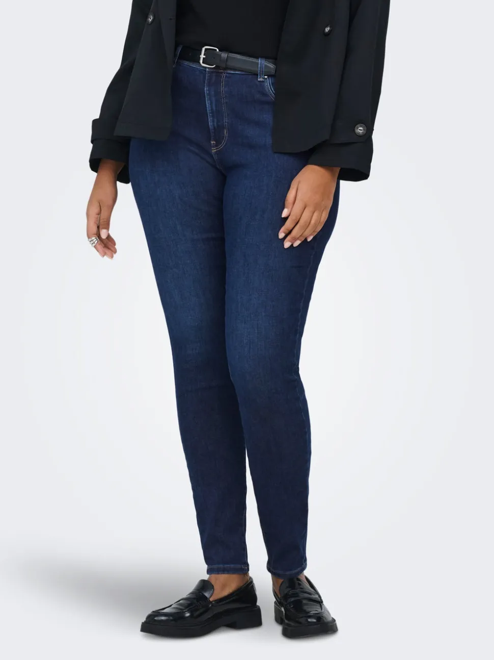 CARALLY Vita media Skinny Fit Jeans