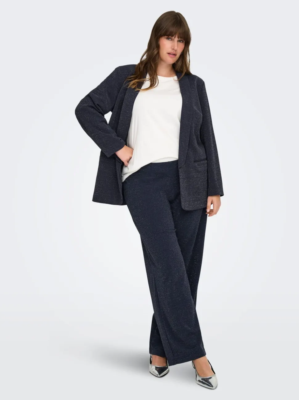 CARALYA Wide Leg Fit Pantaloni a gamba larga