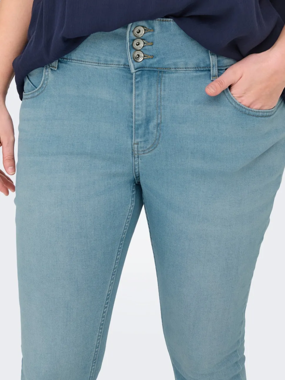 CARANNA Vita alta Skinny Fit Lunghezza alla caviglia Jeans