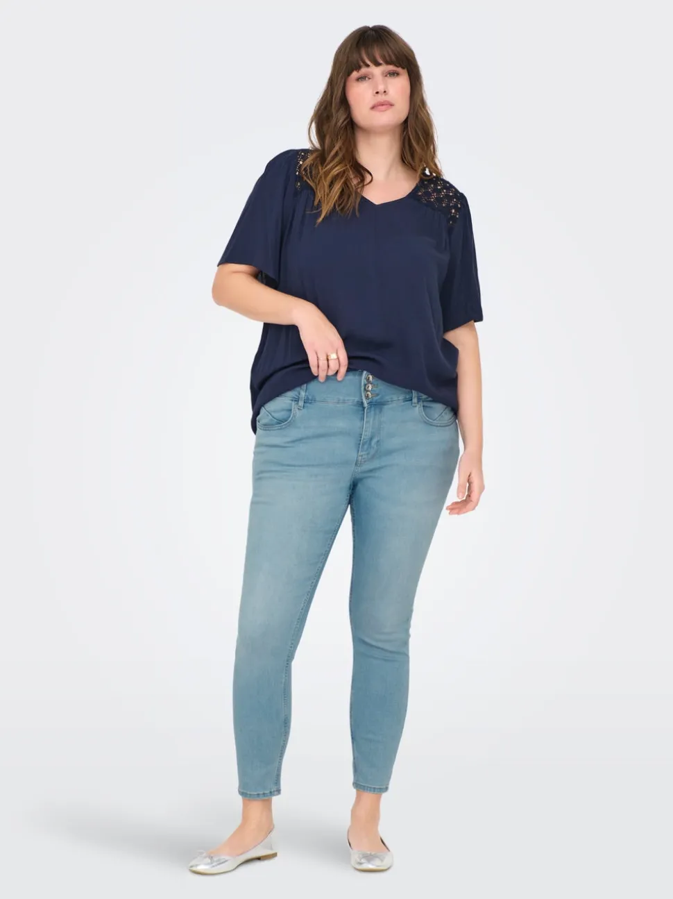 CARANNA Vita alta Skinny Fit Lunghezza alla caviglia Jeans