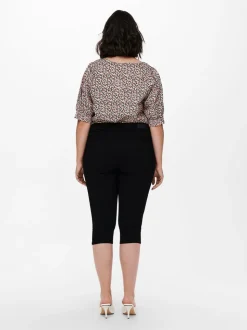 CARAUGUSTA Vita alta Skinny Fit Bermuda in jeans