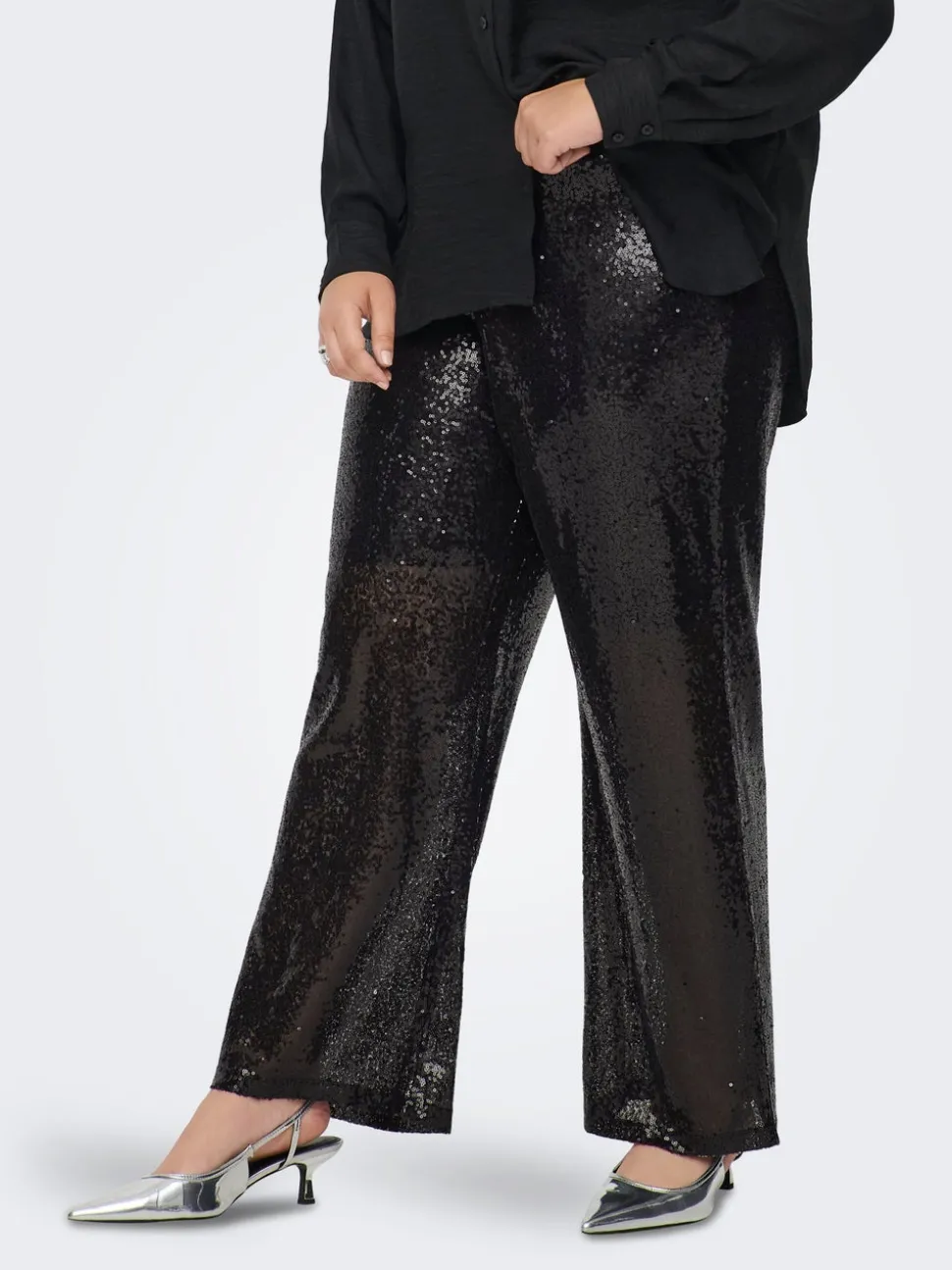 CARBECCA Wide Leg Fit Pantaloni