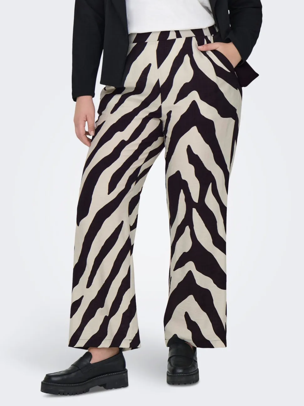 CARBRAXI Wide Leg Fit Pantaloni a gamba larga