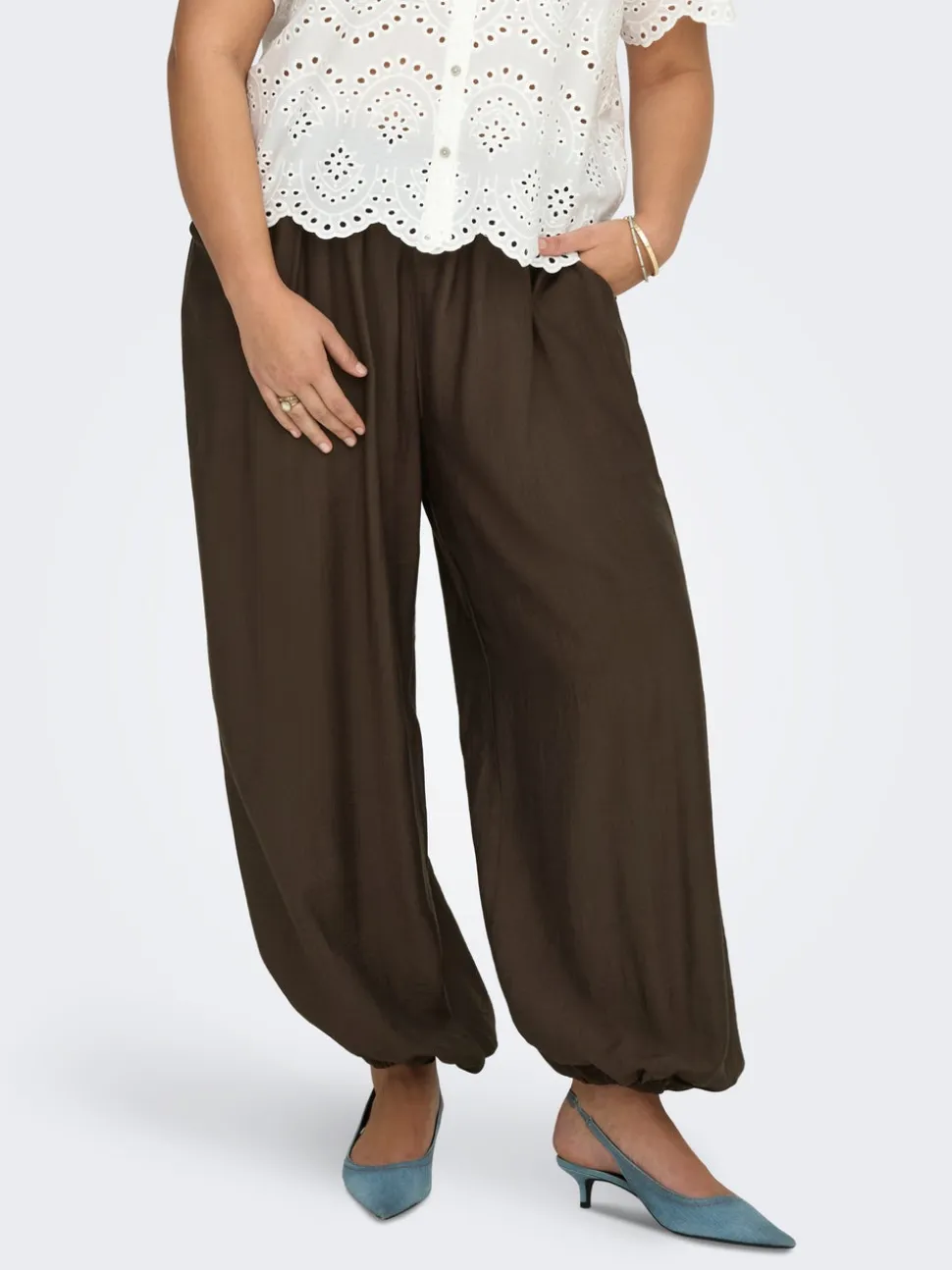 CARCAMILLE Balloon Fit Pantaloni classici