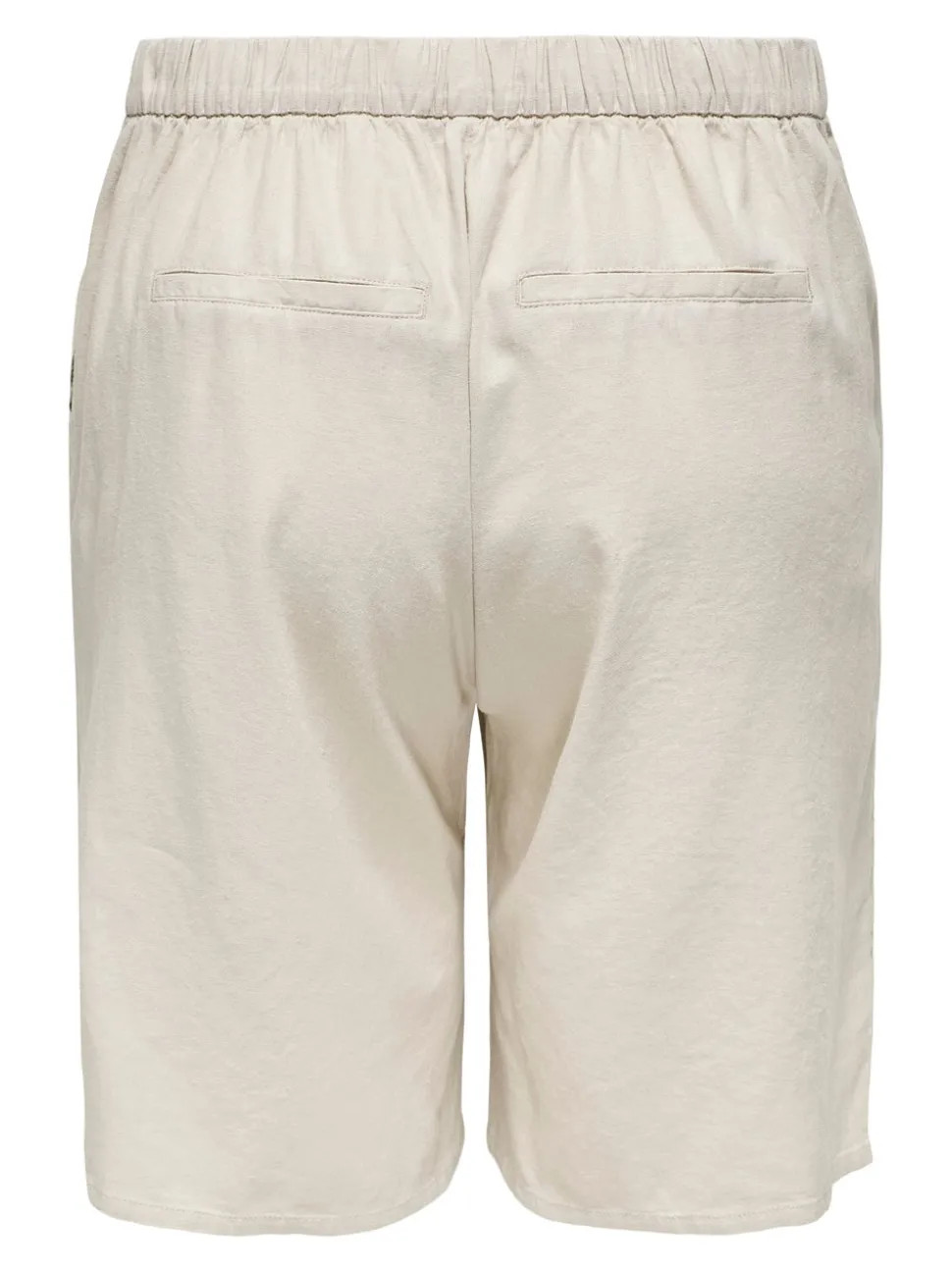 CARCARO Vita alta Regular Fit Lino Bermuda