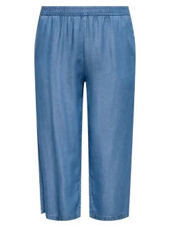 CARCHARIS Cropped Fit Pantaloni a gamba larga