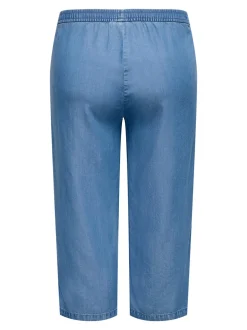 CARCHARIS Cropped Fit Pantaloni a gamba larga