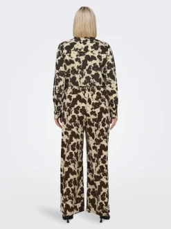 CARCOLACOW Wide Leg Fit Pantaloni a gamba larga
