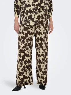 CARCOLACOW Wide Leg Fit Pantaloni a gamba larga