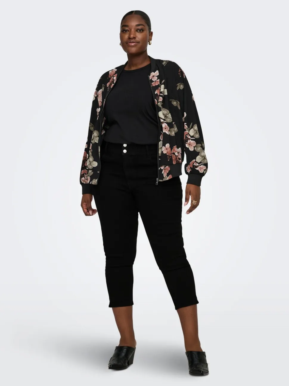 CARCRUZ Jeans Capri A Vita Alta
