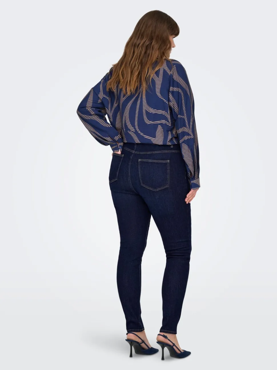 CARCRUZ Vita alta Skinny Fit Lunghezza alla caviglia Jeans