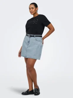 CAREDEN Denim Gonna in jeans Gonna pantaloncino