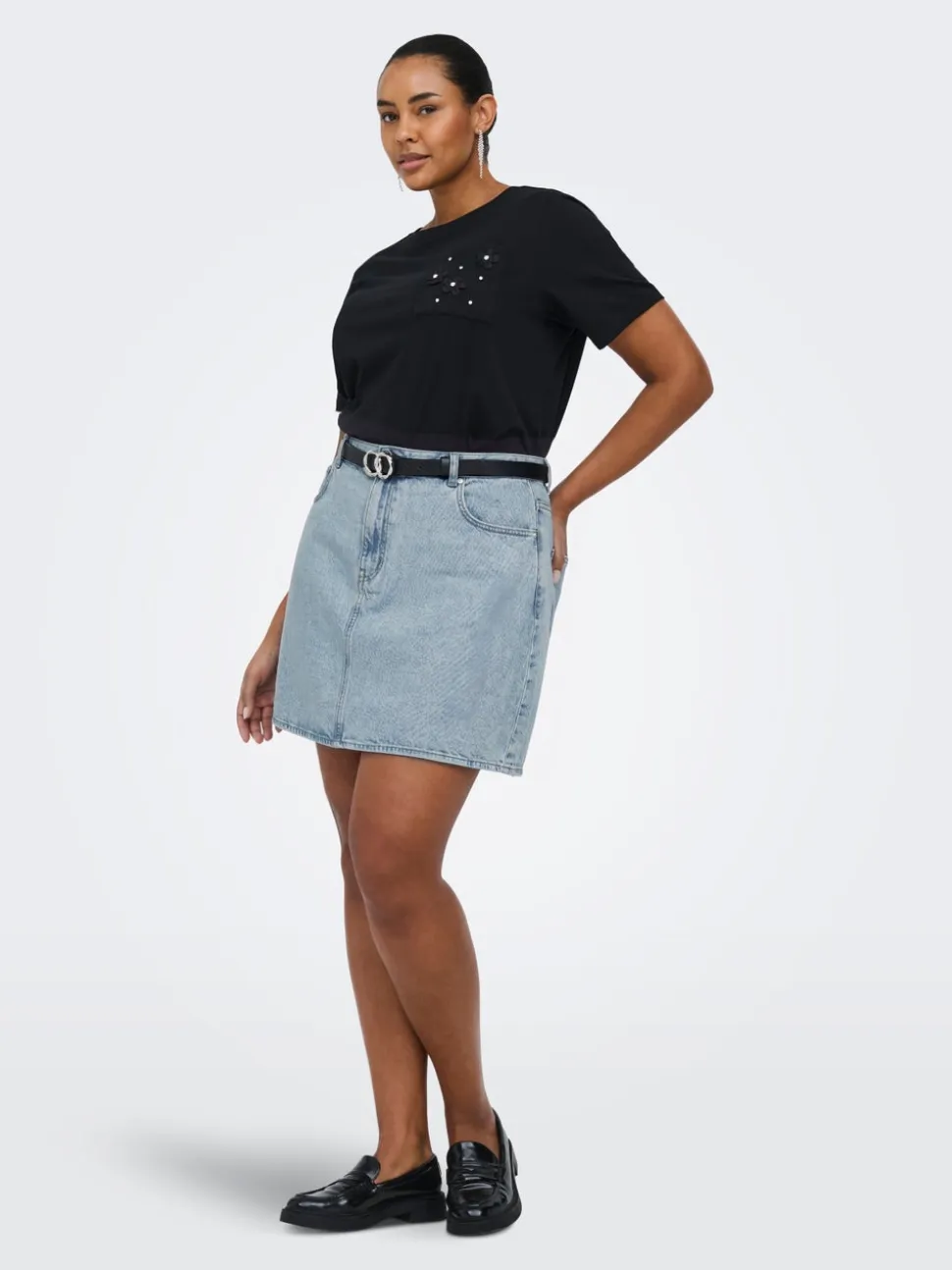 CAREDEN Denim Gonna in jeans Gonna pantaloncino