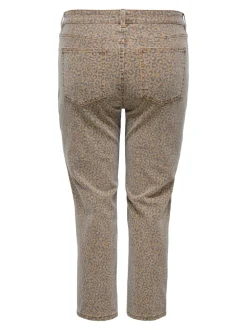 CAREMILY Vita alta Straight Fit Lunghezza alla caviglia Jeans