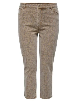 CAREMILY Vita alta Straight Fit Lunghezza alla caviglia Jeans