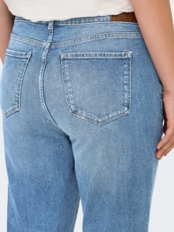 CAREMILY Vita alta Straight Fit Jeans