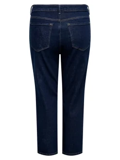 CAREMILY Vita alta Straight Fit Lunghezza alla caviglia Jeans