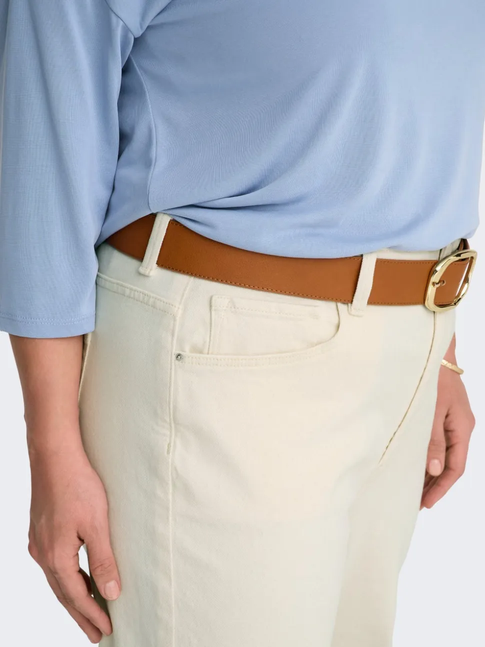 CAREMILY Vita alta Straight Fit Jeans
