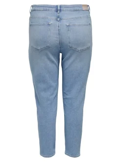 CAREMILYSTRETCH Vita alta Straight Fit Lunghezza alla caviglia Jeans