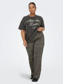 CARFINE Wide Leg Fit Pantaloni
