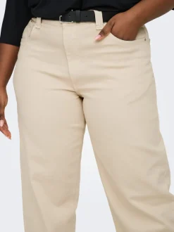 CARFRANKIE Vita alta Barrel fit Lunghezza alla caviglia Jeans