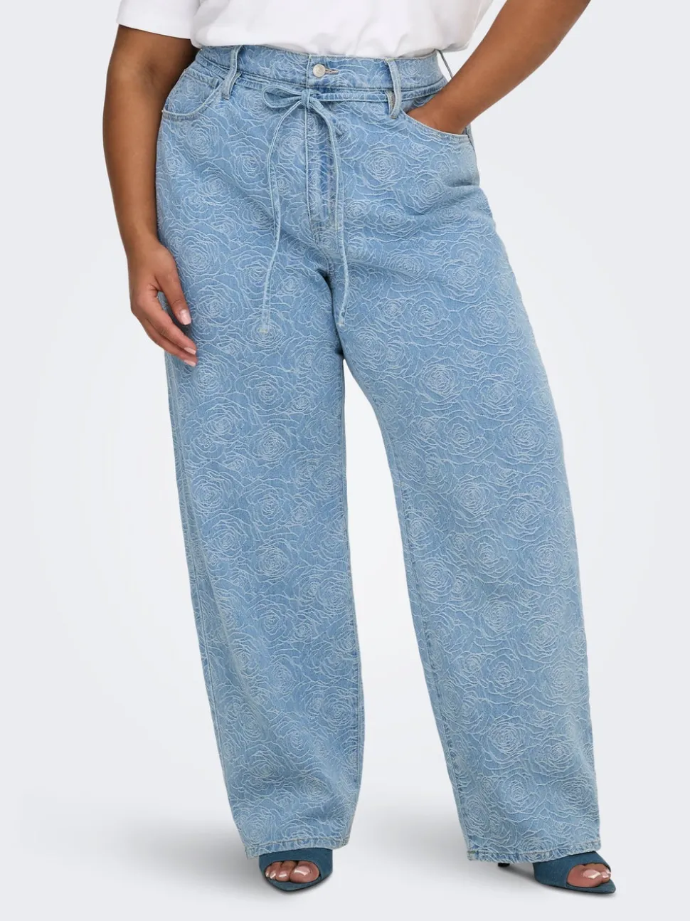 CARGIANNA Vita media Straight Fit Jeans