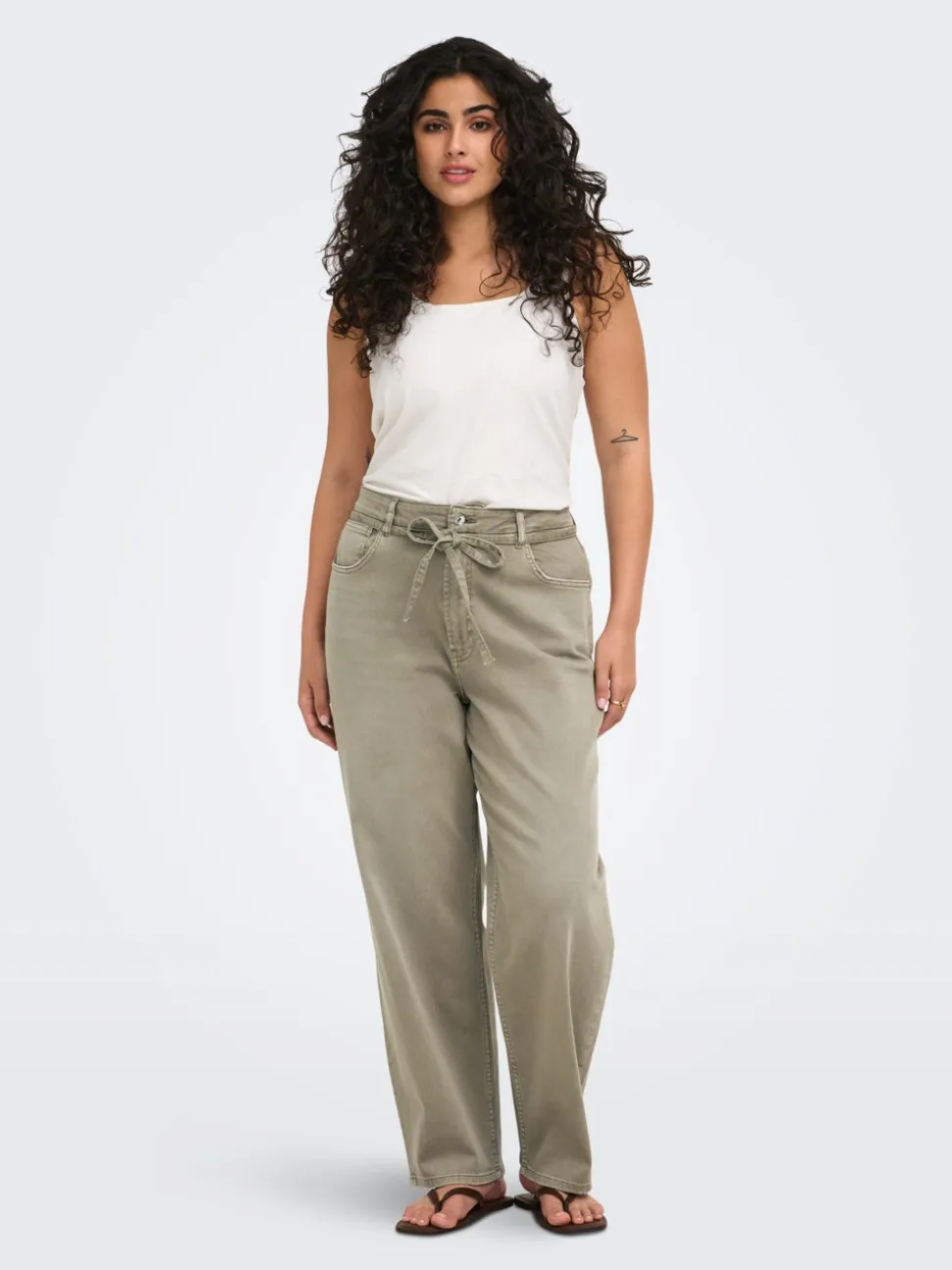 CARGIANNA Vita media Straight Fit Jeans