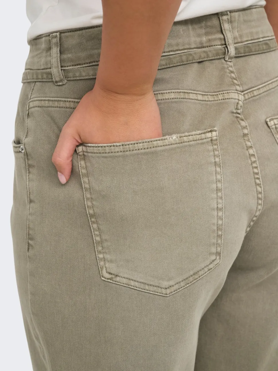 CARGIANNA Vita media Straight Fit Jeans
