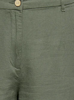 CARGOA Loose Fit Lino Bermuda formali