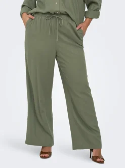 CARGOA Straight Fit Lino Pantaloni