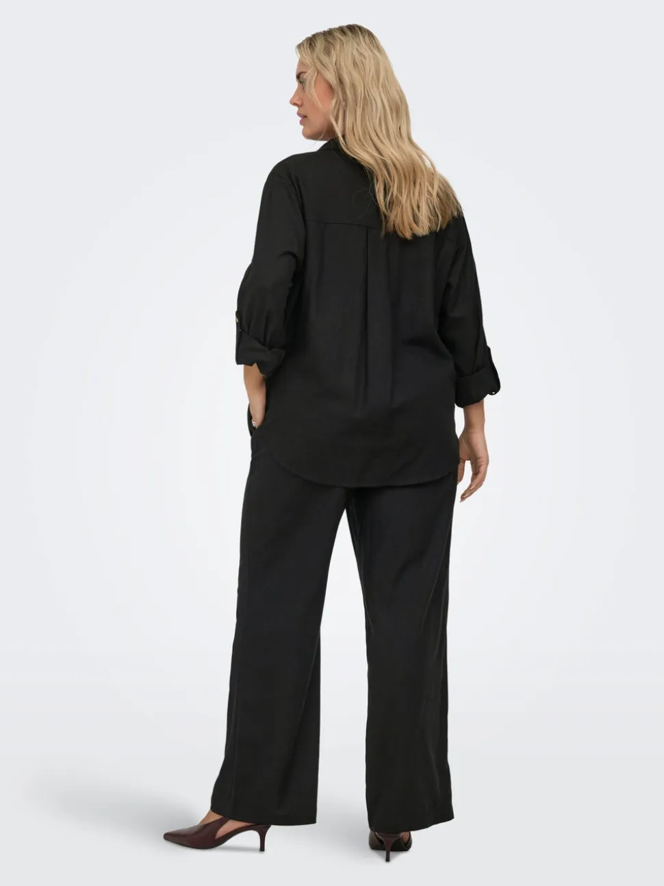 CARGOA Straight Fit Lino Pantaloni