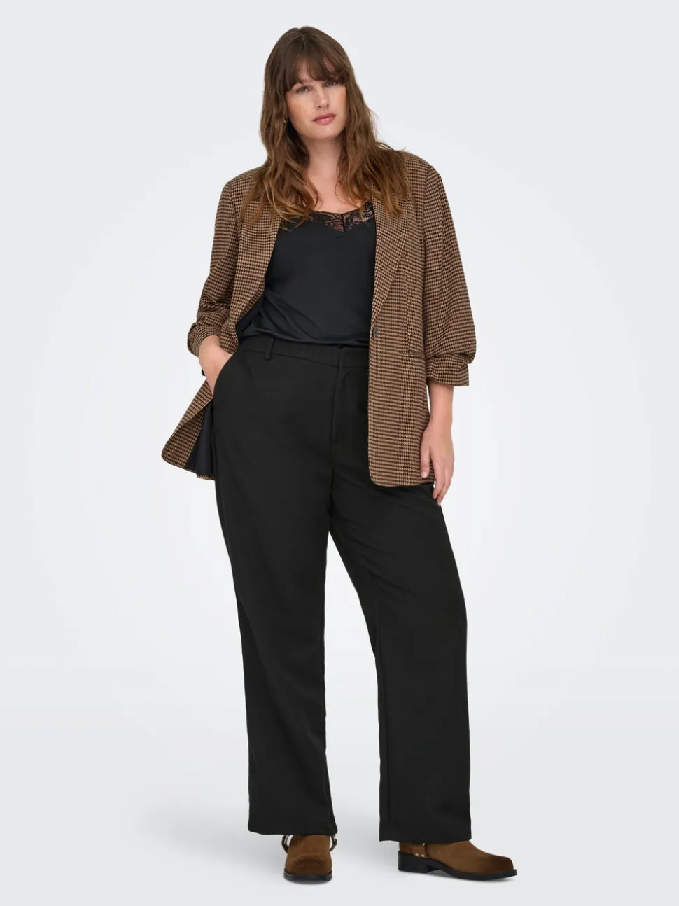 CARHATTIE-LANA Straight Tapered Fit Pantaloni