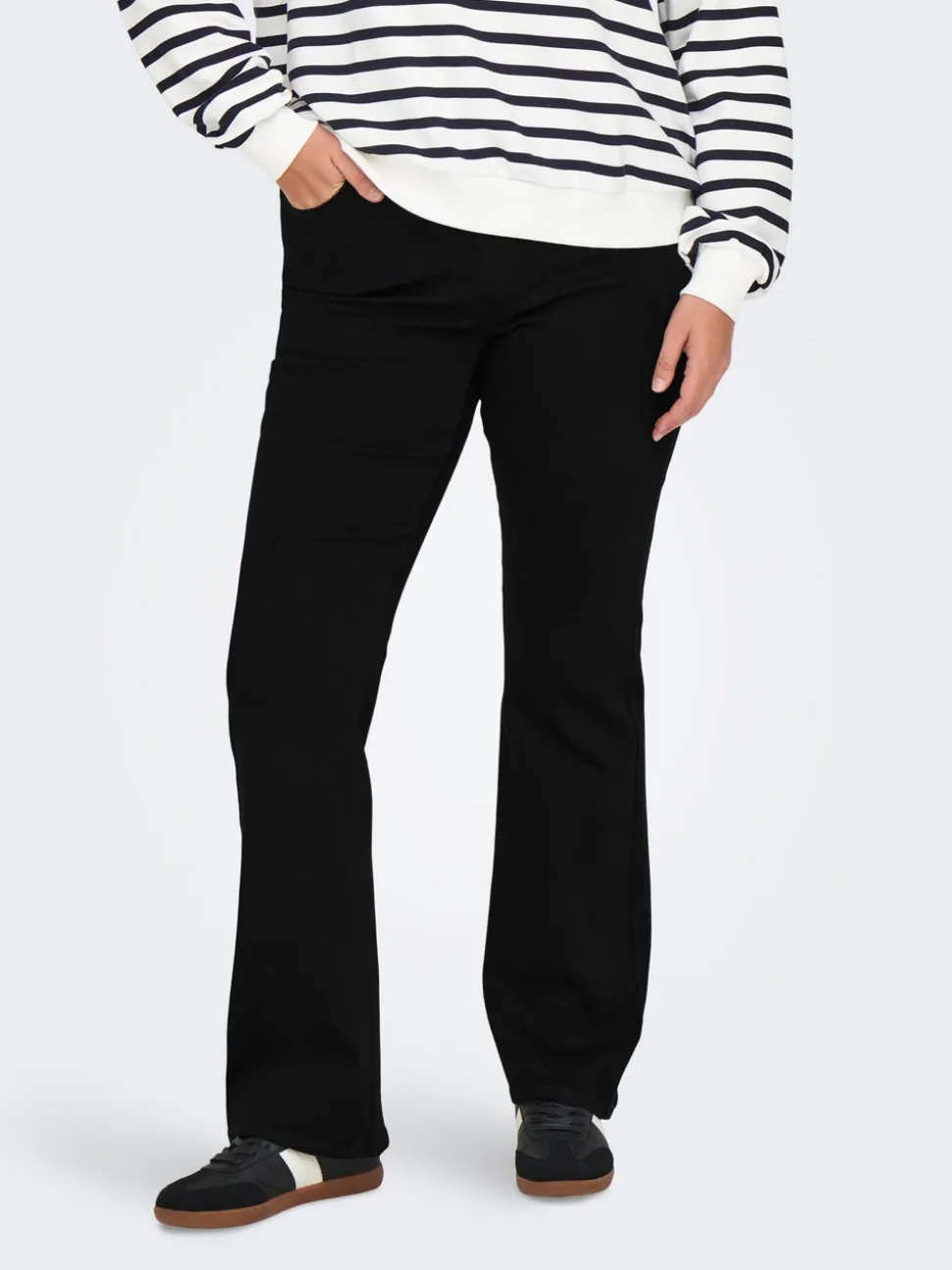 CARHELLA Vita media Retro Flared Fit Jeans