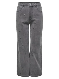 CARHOPE Vita alta Wide Leg Fit Jeans