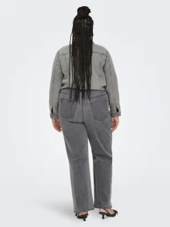 CARHOPE Vita alta Wide Leg Fit Jeans
