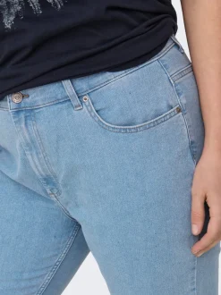 -CARHUSH Vita media Skinny Fit Lunghezza alla caviglia Jeans