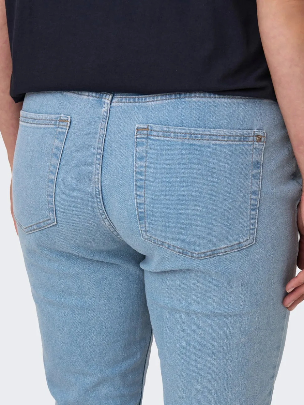 -CARHUSH Vita media Skinny Fit Lunghezza alla caviglia Jeans
