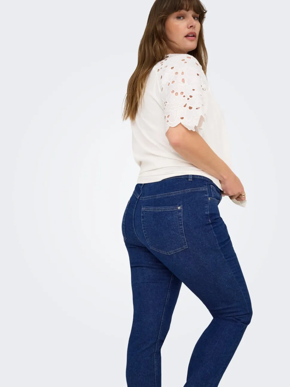 CARHUSH Vita media Skinny Fit Lunghezza alla caviglia Jeans