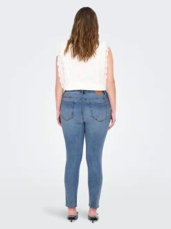 CARICONIC Vita alta Skinny Fit Lunghezza alla caviglia Jeans