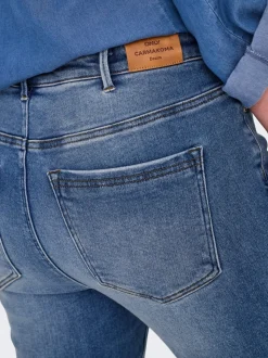 CARICONIC Vita alta Skinny Fit Lunghezza alla caviglia Jeans