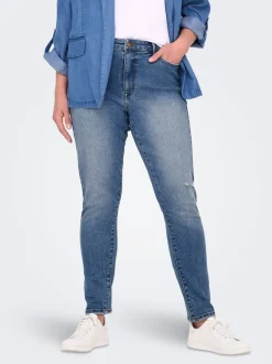 CARICONIC Vita alta Skinny Fit Lunghezza alla caviglia Jeans