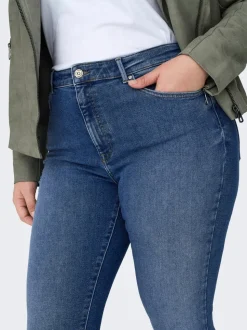 CARICONIC Vita alta Skinny Fit Lunghezza alla caviglia Jeans