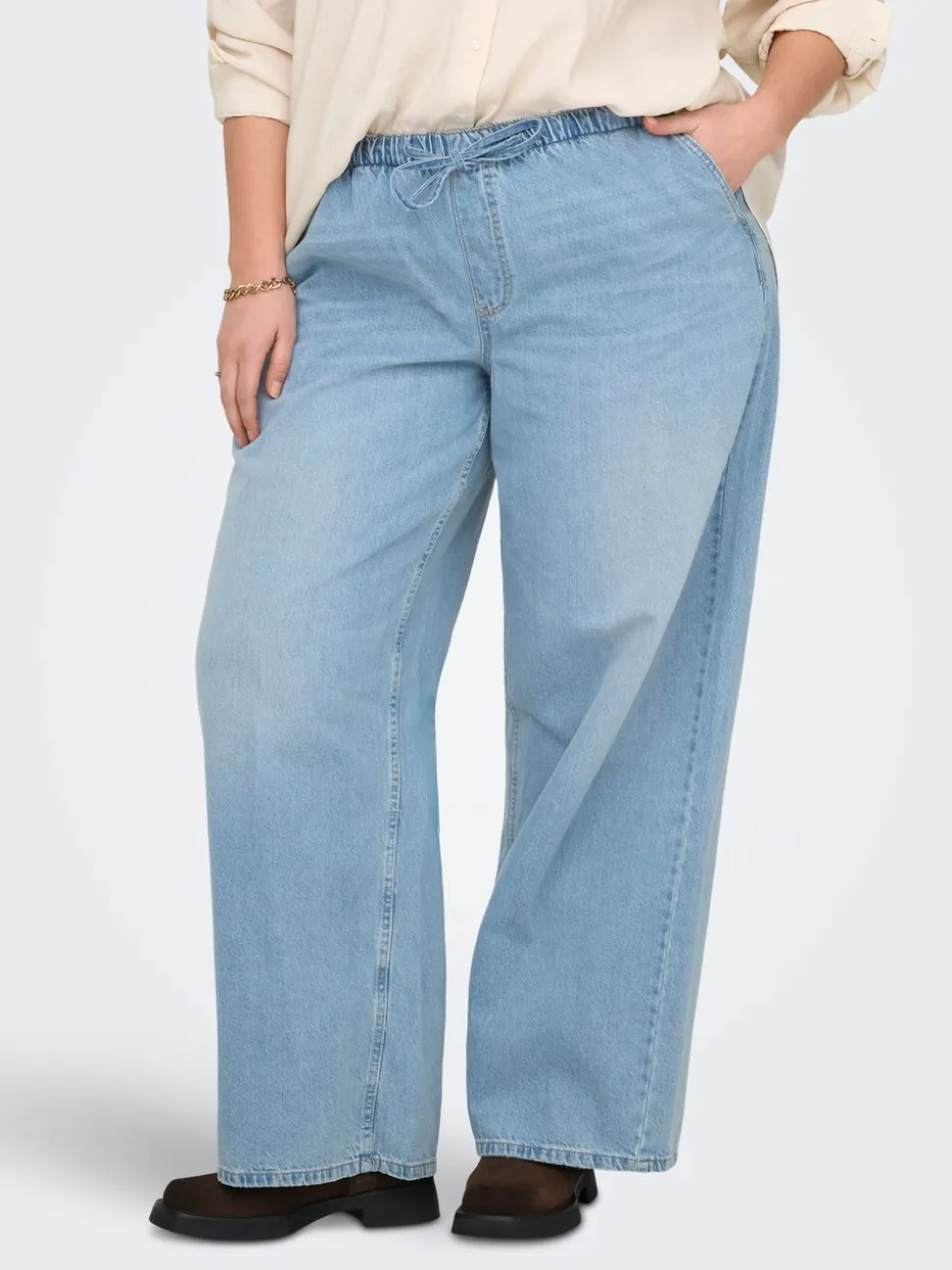 CARJAY Vita alta Wide Leg Fit Jeans