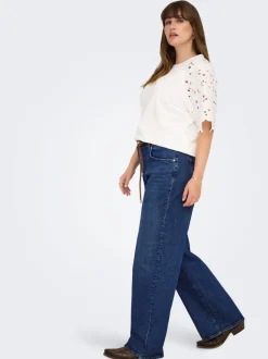 CARJUICY Vita alta Wide Leg Fit Jeans