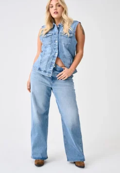CARJUICY Vita alta Wide Leg Fit Jeans