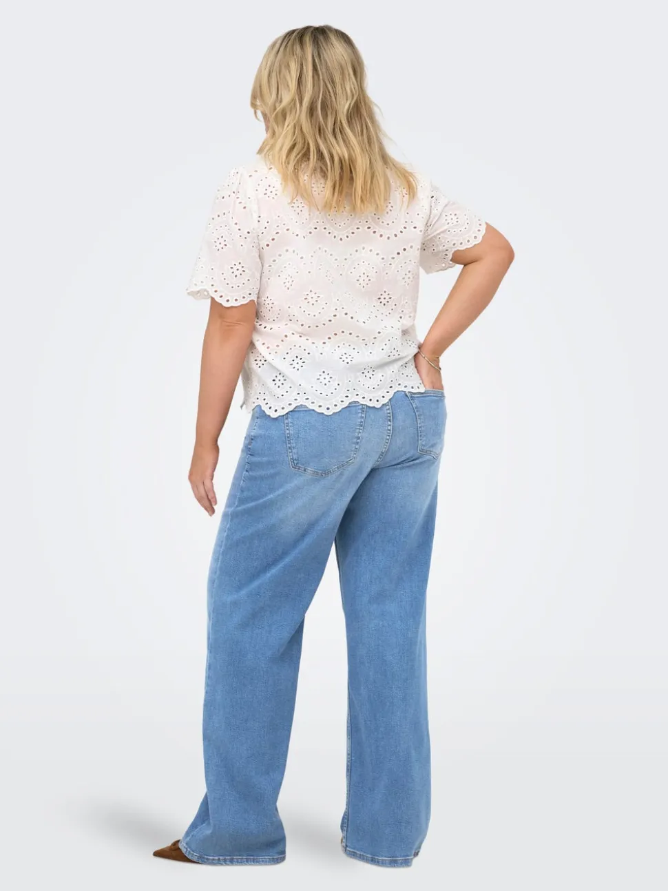 CARJULLES Vita bassa Wide Leg Fit Jeans