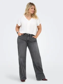 CARJULLES Vita media Wide Leg Fit Jeans
