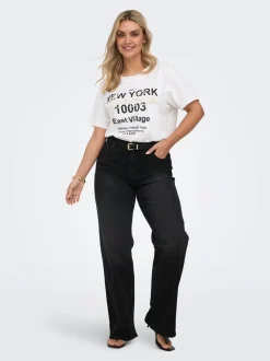 CARJULLES Vita media Wide Leg Fit Jeans