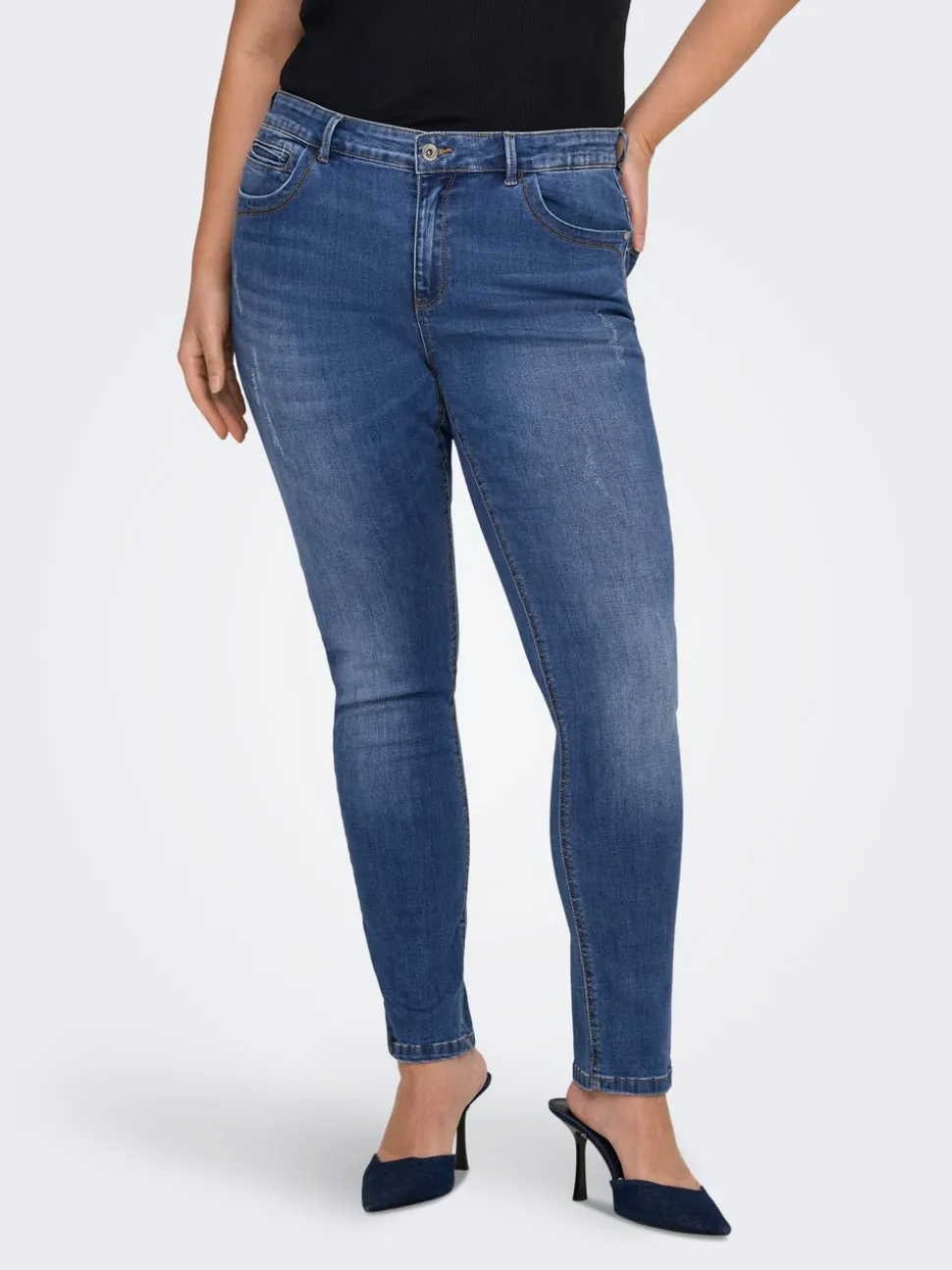 CARKARLA Vita regolare Skinny Fit Lunghezza alla caviglia Jeans